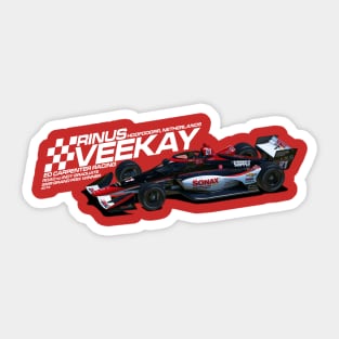 Rinus VeeKay 2022 (white) Sticker